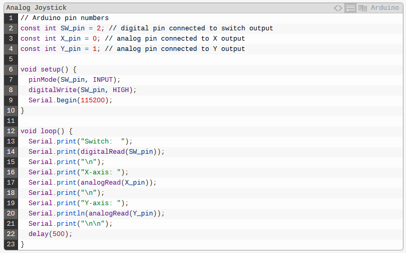 joystick-code